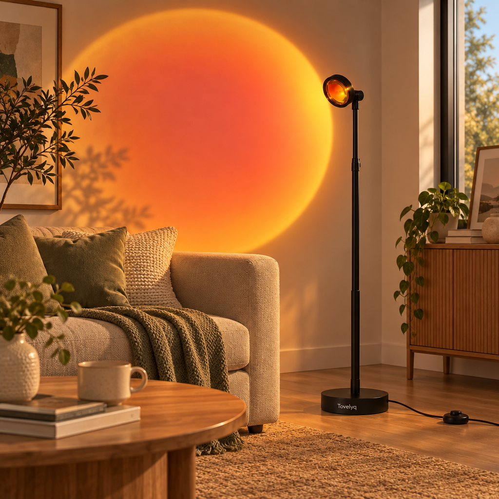 Tovelyq SunsetVista Sunset Projection Floor Ambient Lamp product view