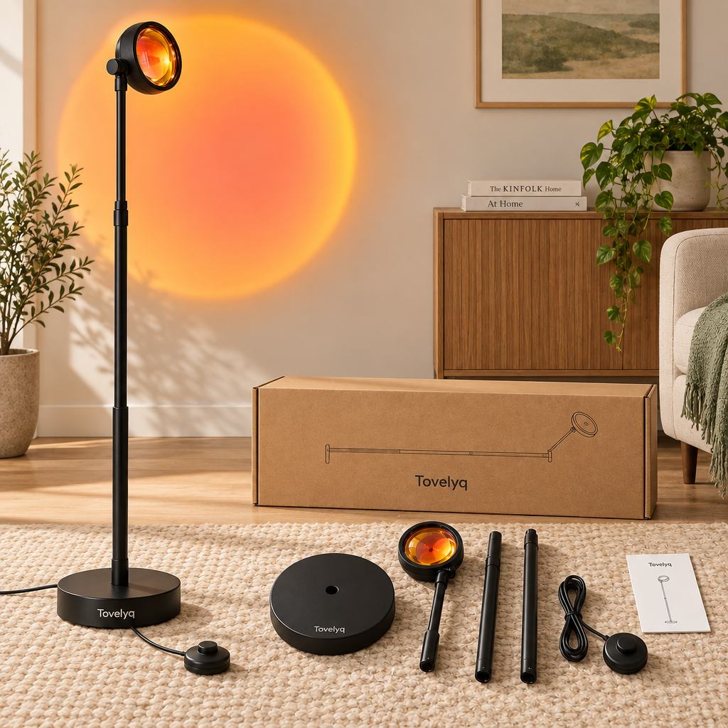 Tovelyq SunsetVista Sunset Projection Floor Ambient Lamp image 2