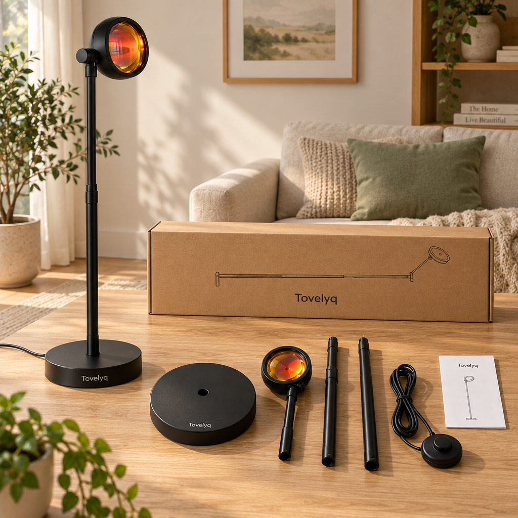 Tovelyq SunsetVista Sunset Projection Floor Ambient Lamp image 5