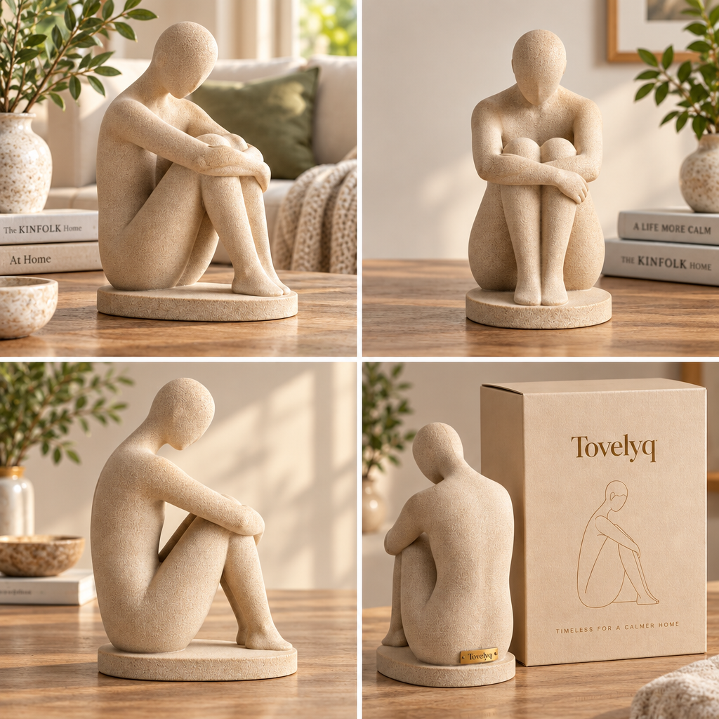 Tovelyq QuietForm Abstract Human Figure Art Sculpture image 3