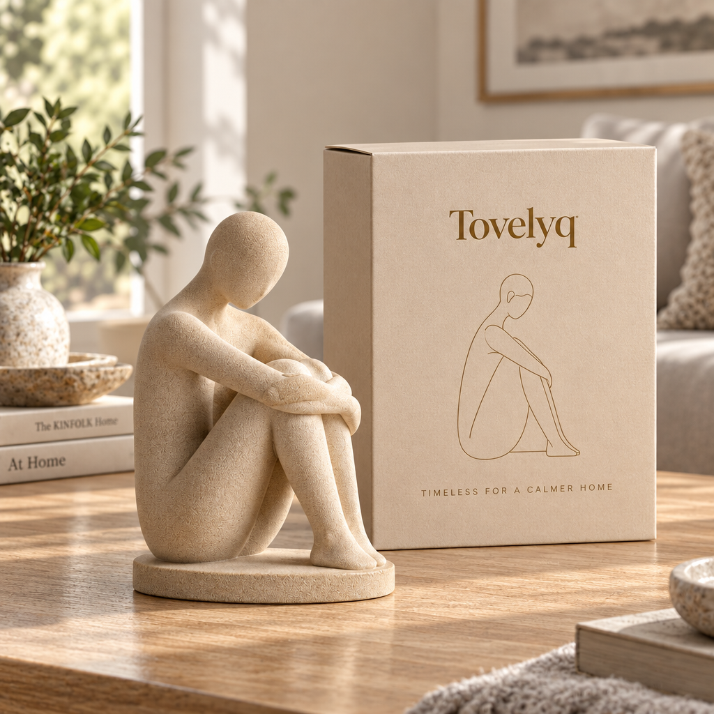 Tovelyq QuietForm Abstract Human Figure Art Sculpture image 5